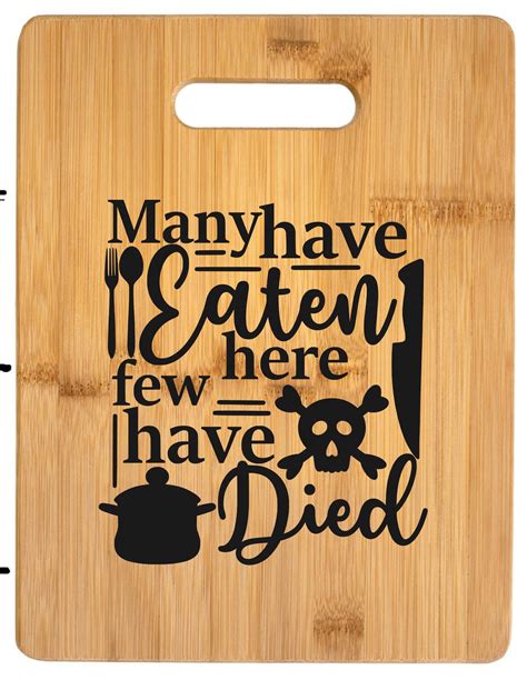 Engraved Cutting Boards with Funny Kitchen Quotes kitchen | Etsy