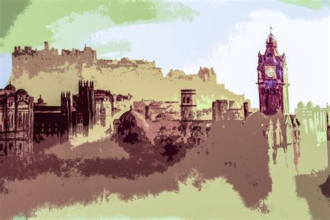Abstract Painting Edinburgh Free Stock Photo - Public Domain Pictures