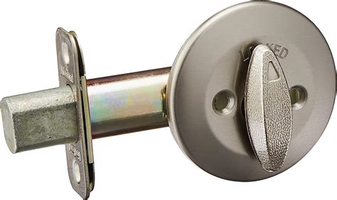 Kwikset 663 Single-Sided Deadbolt in Satin Nickel, Deadbolts - Amazon Canada