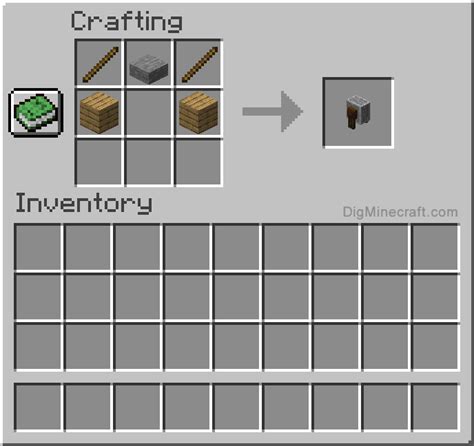 How to make a Grindstone in Minecraft