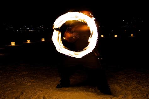 Luminary Loppet 2014 | Fire performers on Lake of the Isles … | Flickr