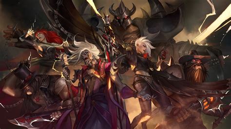 Pentakill Kayle, Karthus, Olaf, Sona, Mordekaiser & Yorick | Wallpapers ...