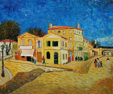 Vincent's House in Arles (The Yellow House) - Vincent Van Gogh Oil Painting – Oil Paintings for ...