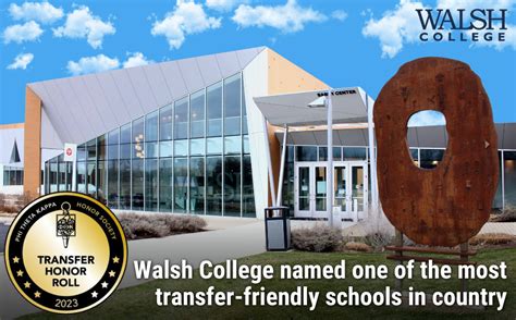 Walsh College Named a Top Transfer-Friendly School in the U.S. | Walsh - Graduate ...