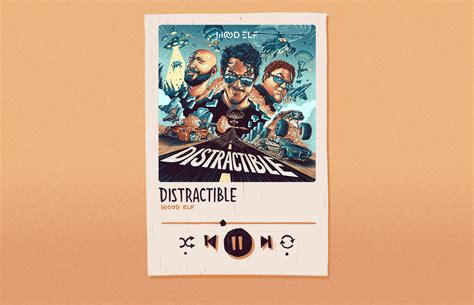 DISTRACTIBLE Podcast Cover Artwork :: Behance