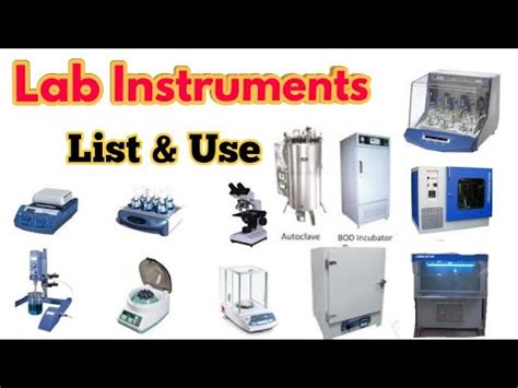 List Lab Instruments and Their Use | medical laboratory equipment name and use - YouTube