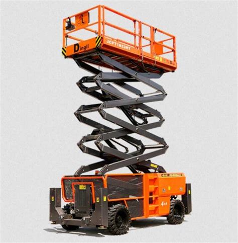 Electric Vertical Electric Mobile Scissor Lift / Scaffolding Aerial Lift Work Platform