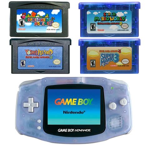 Nintendo Gameboy Advance Console: Super Mario Advance Bundle - Retro vGames