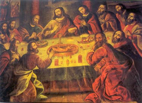 The Last Supper, 1753 - Marcos Zapata - WikiArt.org