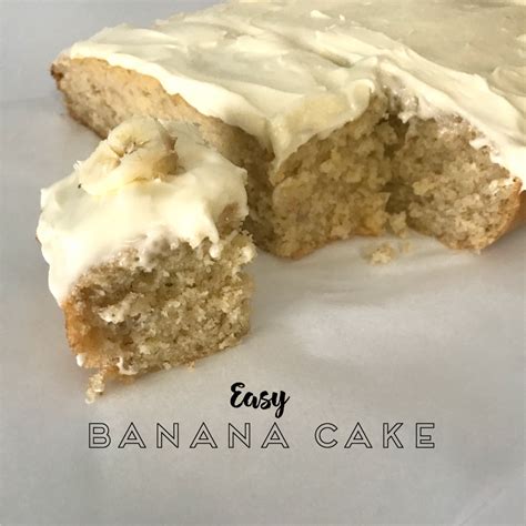 Easy Banana Cake - Oh So Busy Mum Cake Desserts, Cupcake Cakes, Cake ...