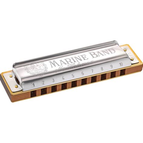 Hohner Hohner 1896 Marine Band Harmonica with Retail Box MBC C