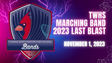 TWHS Marching Band 2023 Last Blast Presentation - YouTube