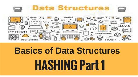 Basics of Data Structures - HASHING Part 1 - YouTube