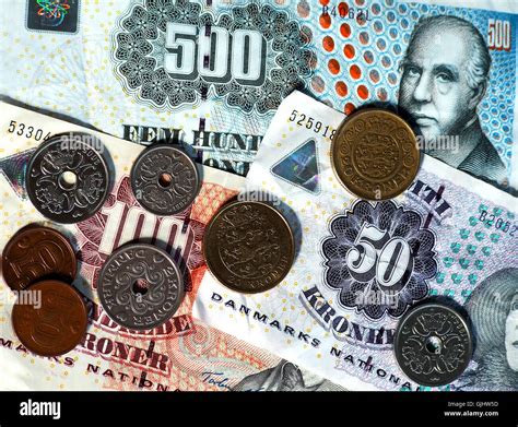 currency denmark bank notes Stock Photo - Alamy