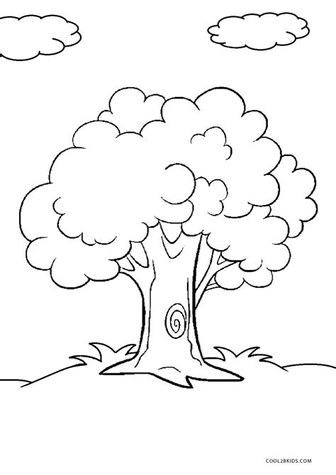 Free Printable Tree Coloring Pages For Kids