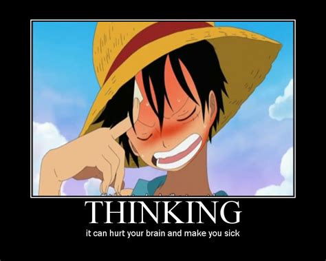 Luffy Thinking - One Piece Photo (36443342) - Fanpop