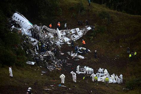 Colombia plane crash: Horrifying wreckage of crash in which Chapecoense football players were ...