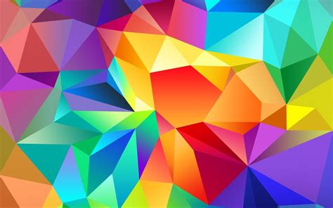 Segitiga Berwarna-warni - Polygon Background (#731097) - HD Wallpaper & Backgrounds Download