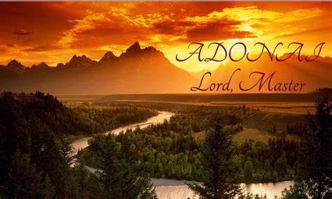 Adonai - Names of God in the Bible