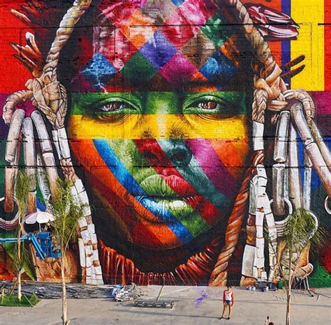 Brazilian Graffiti Artist, Eduardo Kobra, Creates World's Largest Street Mural For The Rio ...