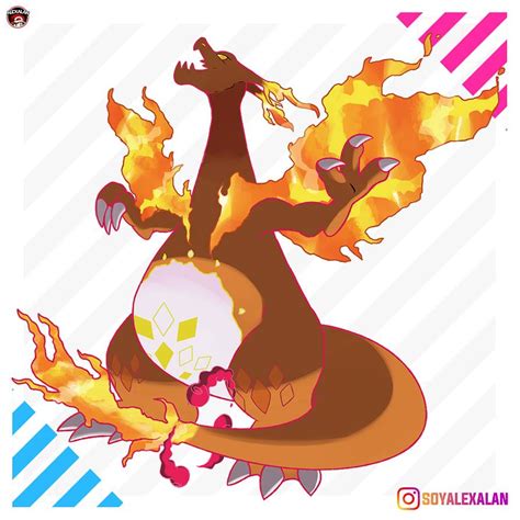 GIGANTAMAX CHARIZARD by Alexalan on DeviantArt Pokemon Fóssil, Fossil ...