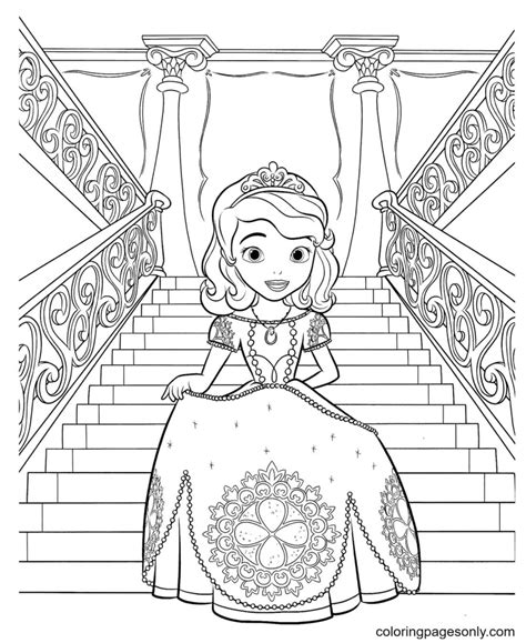 8800 Free Coloring Pages Princess Sofia Best - Coloring Pages Printable