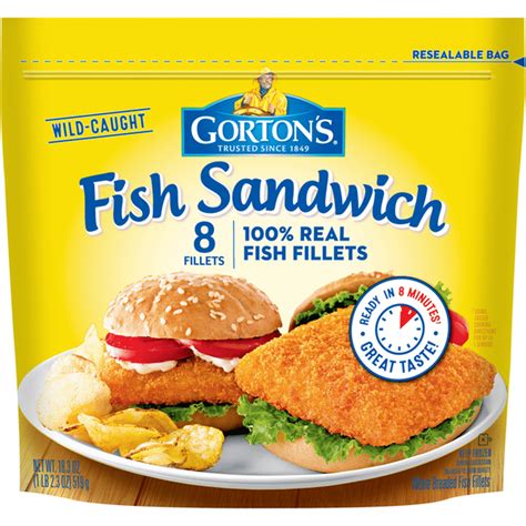 Gorton's Fish Sandwich (18.3 oz) Delivery or Pickup Near Me - Instacart