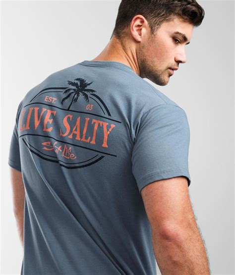 Salt Life The Motto T-Shirt - Men's T-Shirts in Coastal Blue | Buckle