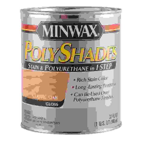 Buy Minwax Polyshades Gloss Indoor Stain & Polyurethane (946 ml, Classic Oak) Online in Dubai ...