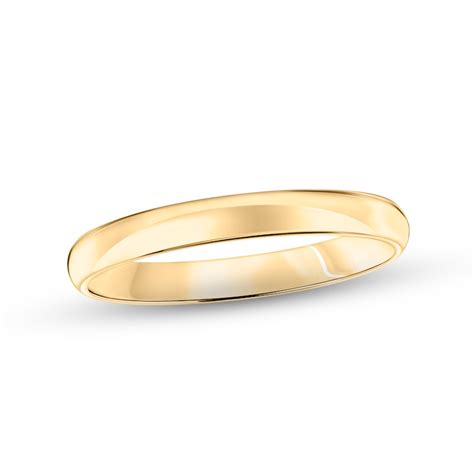 Polished Wedding Band 14K Yellow Gold 3.0mm | Jared