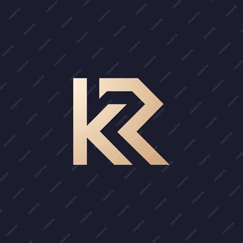 Premium Vector | Luxury and modern kr logo design