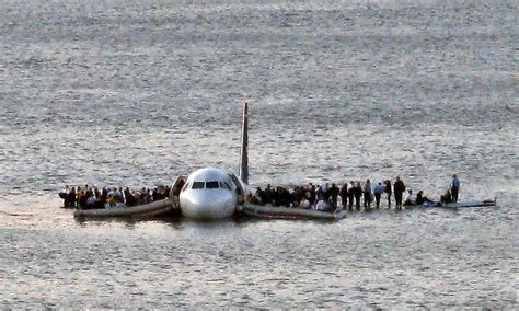 Airplane Crashes In Water