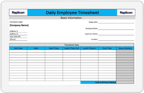 Free Printable Timesheet Templates (Excel, Word, PDF) | lupon.gov.ph