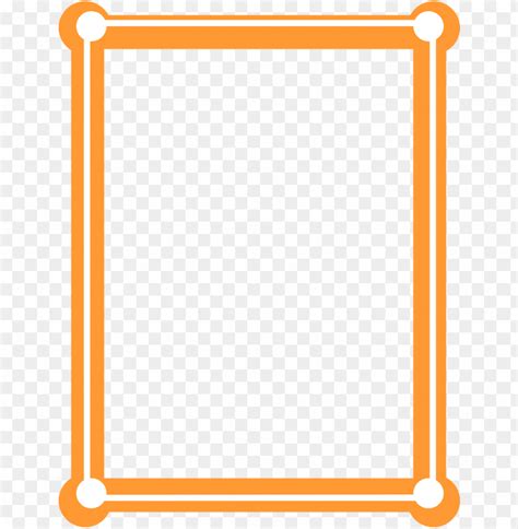 Orange Border Frame Png - Free PNG Images ID 7138 | TOPpng