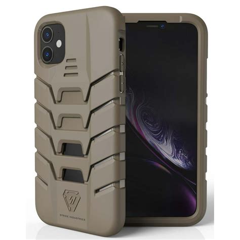 Case for iPhone 11, Strike Industries Tactical Rugged Flexible Matte ...
