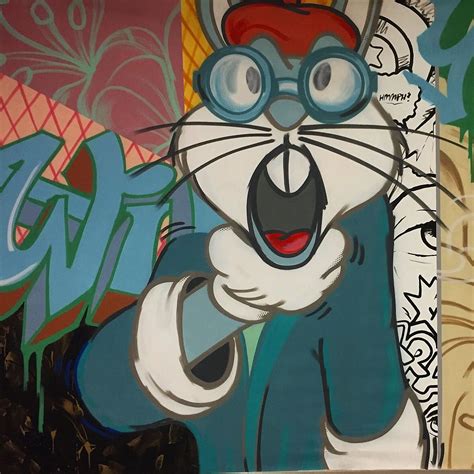 Bugs Bunny by @speedygraphito #bugsbunny #speedygraphito #streetart #streetartist #urbanart # ...