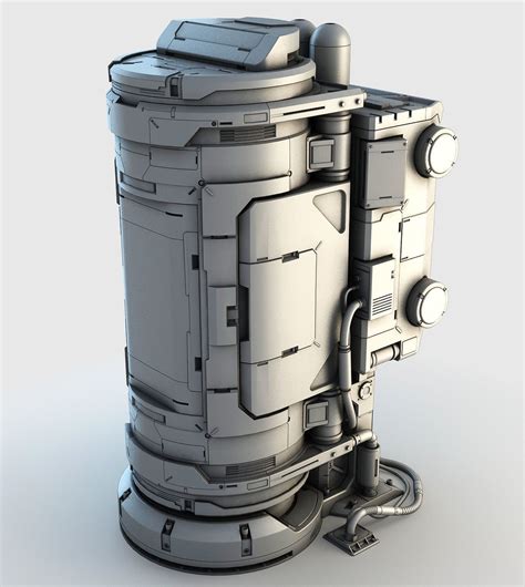 Sci-Fi Elements | 3D model | Sci fi props, Sci fi models, Sci fi