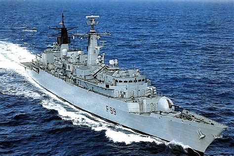 Postcard Royal Navy HMS Cornwall F99 Type 22 Broadsword Class Frigate HO3 in 2020 | Royal navy ...