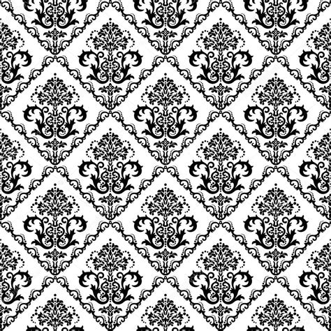 Seamless black & white floral wallpaper Stock Vector Image by ©lina_s ...