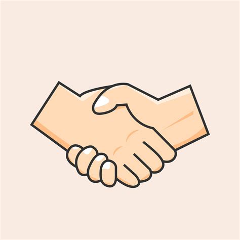 Handshake Symbol vector 36005319 Vector Art at Vecteezy