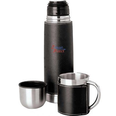 Steel Flask and Cup Set includes a 16.9 oz. 18/8 stainless steel flask with insulated double ...