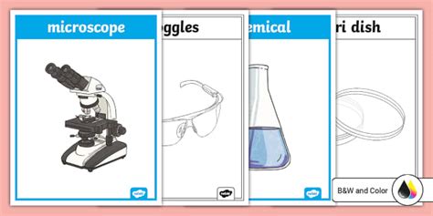 Science Lab Equipment Posters (teacher made) - Twinkl