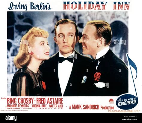 MARJORIE REYNOLDS, BING CROSBY, FRED ASTAIRE POSTER, HOLIDAY INN, 1942 Stock Photo - Alamy