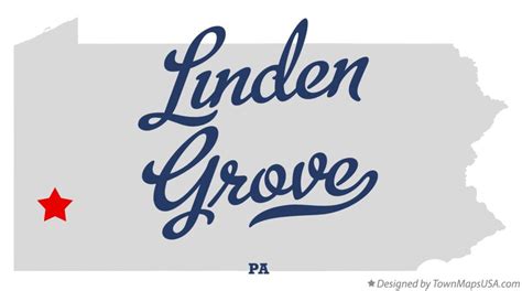 Map of Linden Grove, PA, Pennsylvania