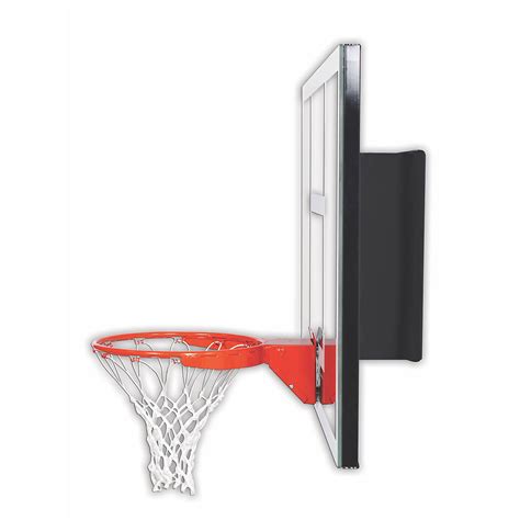 Goalsetter Baseline 72 in Wall Mount Tempered-Glass Basketball Hoop ...