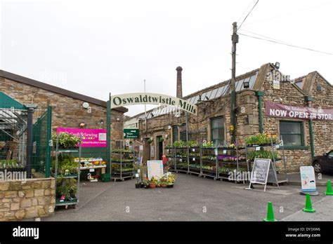 Oswaldtwistle Mills, a shopping village, Accrington, Lancashire Stock Photo - Alamy