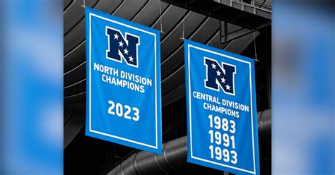 Detroit Lions raise title banner commemorating NFC North Division win