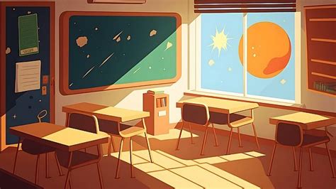 Classroom Classroom Illustration Background, Classroom, Illustration ...