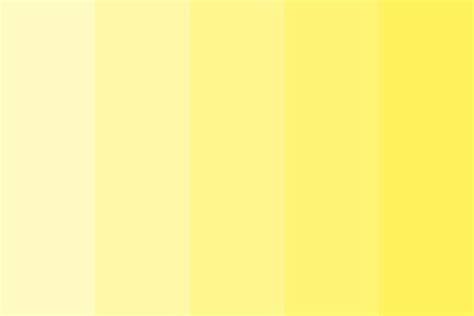 Yellow gradient FFFAC2 to FFF25C Color Palette