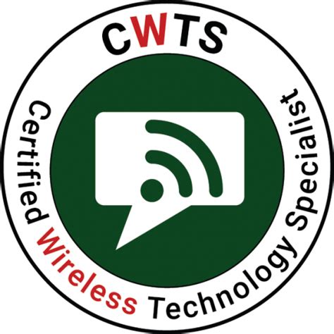 CWTS (Wi-Fi Fundamentals), CWNP - Certified Wireless Technology ...